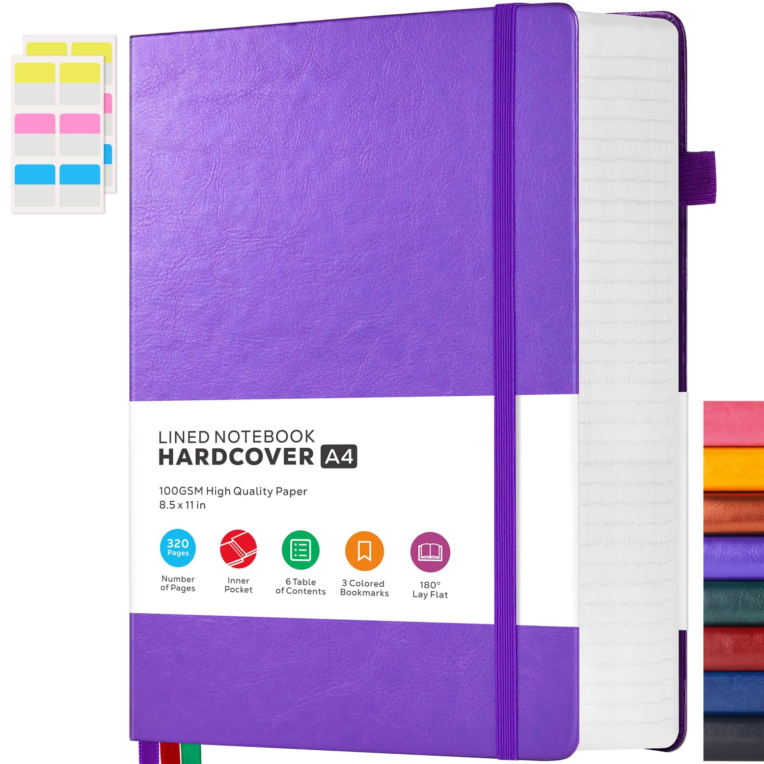 Amazon.com : FOCUS DAY Large Journal Notebook 8.5 x 11, 320 Pages
